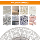 BGTEC Double Sided Vacuum Brazed Diamond Cutting and Grinding Disc with 5/8-11 Thread for Porcelain Tiles Granite Marble Concrete Dia 4''/4.5''/5''