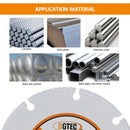 BGTEC Vacuum Brazed Cut-Off Wheel Diamond Blade for Cutting Carbide Metal Alloys Iron Stainless Steel Dia 4''/4.5''/5''