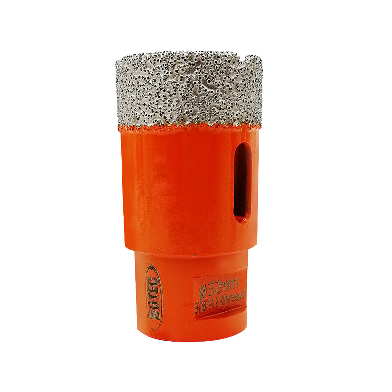 BGTEC Dry Diamond Core Drill Bits with 5/8-11 or M14 Thread for Porcelain Tile Granite Marble Stone Masonry 6mm to 100mm