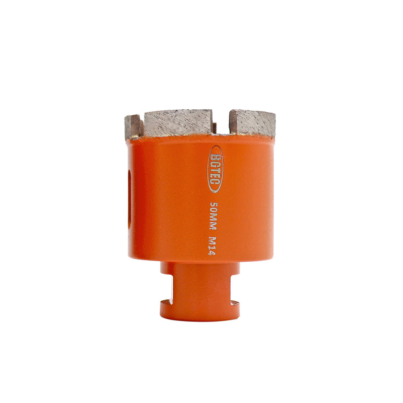 BGTEC Diamond wet Drilling Core Bits with M14 Thread for Marble Granite Artificial Stone Ceramic Tile Dia 20mm to 75mm