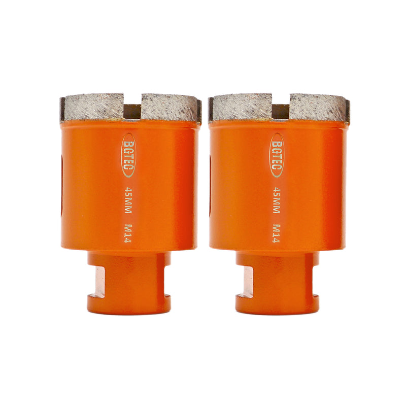 BGTEC Diamond wet Drilling Core Bits with M14 Thread for Marble Granite Artificial Stone Ceramic Tile Dia 20mm to 75mm