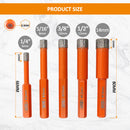 BGTEC Dry Diamond Drill Bits with Hex Shank for Granite Marble Porcelain Tile Ceramic Dia 6/8/10/12/14mm